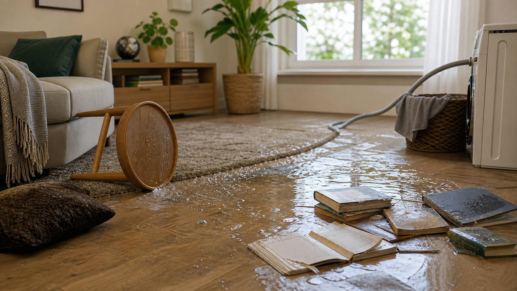 Hausratversicherung Wasserschaden im Wohnbereich